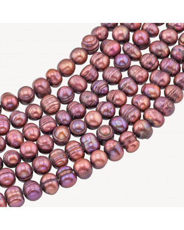 Perle di Fiume Semiround AA+ 10-11,5mm-CEBOLLAS REDONDAS DE PERLAS DE RÍO | Worldofjewel.com