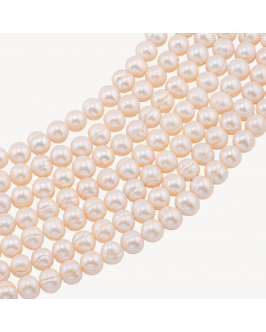 Perle di Fiume Semiround AA+ 8,5-9mm-CEBOLLAS REDONDAS DE PERLAS DE RÍO | Worldofjewel.com