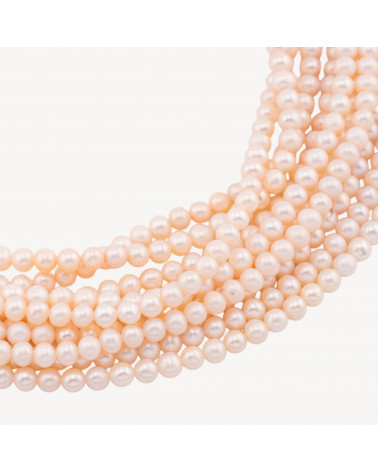 Perle Di Fiume Tonde 3,0-4,6mm AA+ Bianco-PERLAS DE RÍO REDONDAS Y SEMIREDONDAS | Worldofjewel.com