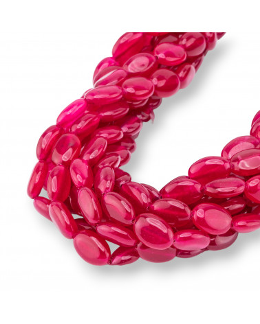 Giada Rubellite Ovale Liscio 10x14mm-JADE RUBELLITE | Worldofjewel.com