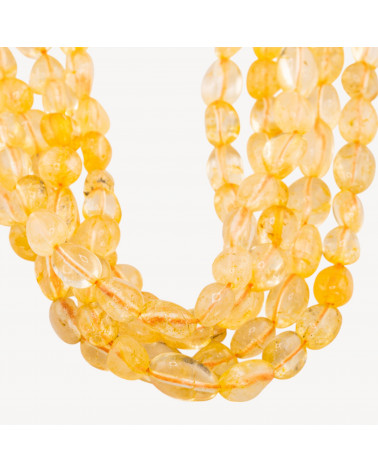 Cristallo Di Rocca Topazio Giallo Sasso Burattato 8-10mm-CRISTAL DE ROCHE | Worldofjewel.com