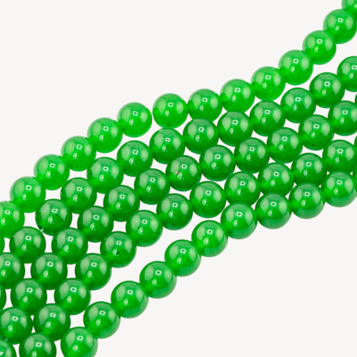 Icy Jade Green Medium Round Smooth 8mm