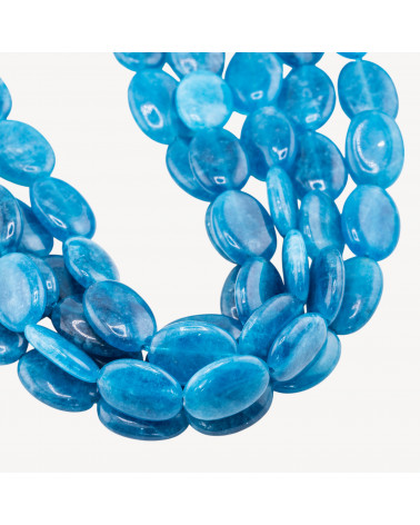 Giada Ovale Piatto Liscio 13x18mm Blu-GIADA | Worldofjewel.com