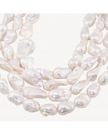 Perle Di Fiume Barocche Naturali TBG Bianco 100-110gr per Creazioni Gioielli DIY-PERLE DI FIUME BAROCCHE LINEA PREMIUM | Worldofjewel.com