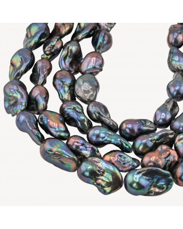 Perle Di Fiume Barocche Naturali TBG Nero Thaiti 120-130gr per Creazioni Gioielli DIY-PERLE DI FIUME BAROCCHE LINEA PREMIUM | Worldofjewel.com