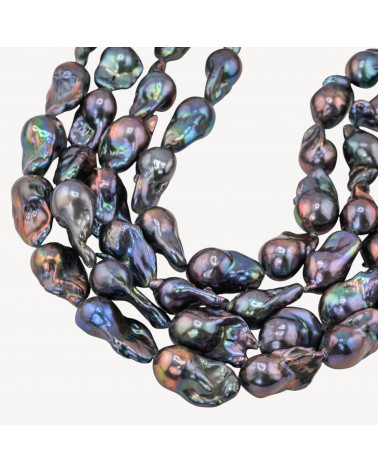 Perle Di Fiume Barocche Naturali TBG Nero Thaiti 80-90gr per Creazioni Gioielli DIY-PERLE DI FIUME BAROCCHE LINEA PREMIUM | Worldofjewel.com