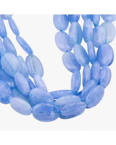 Giada Ovale Piatto Liscio 13x18mm Blu Ghiaccio-GIADA | Worldofjewel.com
