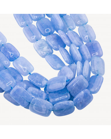 Giada Rettangolo Piatto Liscio 13x18mm Blu Ghiaccio-GIADA | Worldofjewel.com
