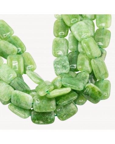 Giada Rettangolo Piatto Liscio 13x18mm Verde-GIADA | Worldofjewel.com