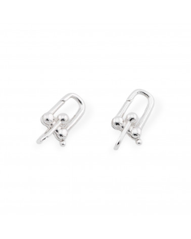 Chiusura Di Argento 925 Gancio A Scatto 11x20mm 2pz Rodiato-CHIUSURE IN ARGENTO 925 FAI DA TE | Worldofjewel.com