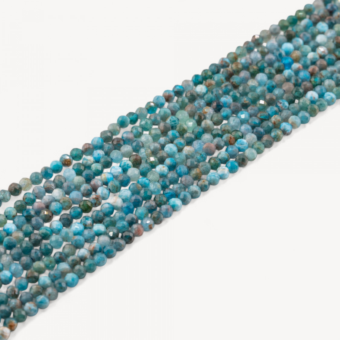 Apatite Perlina Tonda Sfaccettata Diamond Cut 3mm-Apatit | Worldofjewel.com