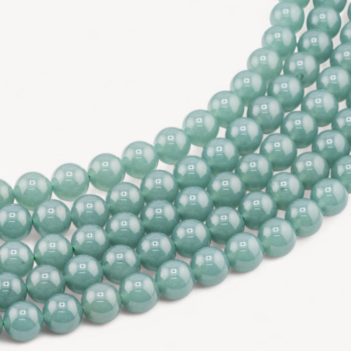 Aventurine verte noble, ronde et lisse, 10 mm