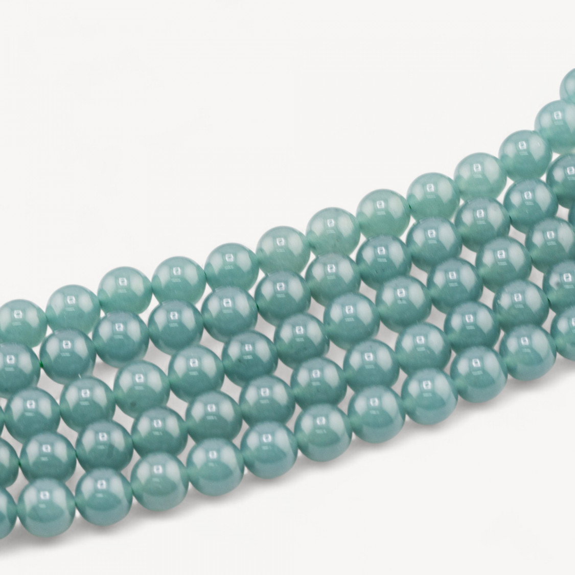 Avventurina Verde Nobile Tondo Liscio 8mm-GREEN ADVENTURINE | Worldofjewel.com