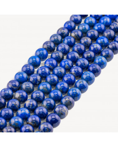 Lapislazzuli Blu Naturale prima scelta Tondo Liscio 10mm-VERSTÄRKTER BLAUER LAPISLAZZULI | Worldofjewel.com