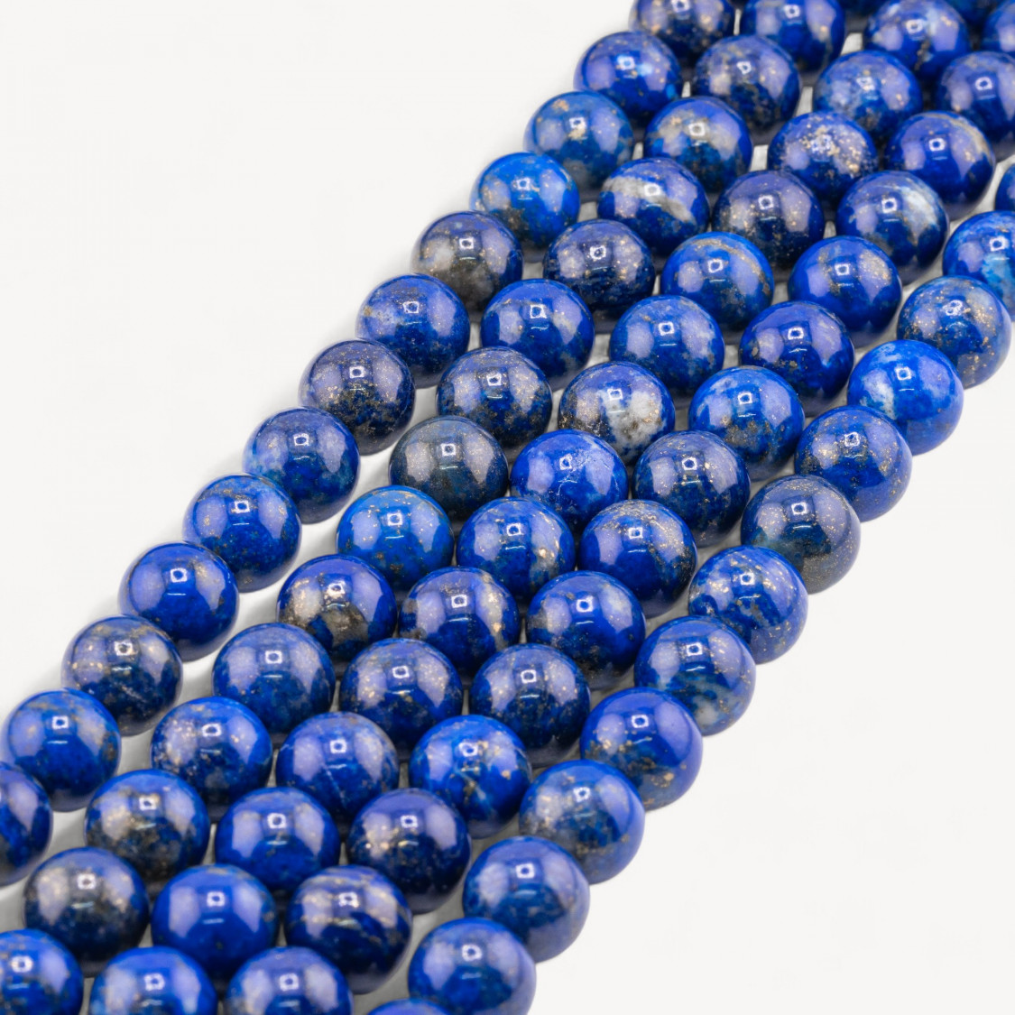 Lapislazzuli Blu Naturale prima scelta Tondo Liscio 8mm-VERSTÄRKTER BLAUER LAPISLAZZULI | Worldofjewel.com