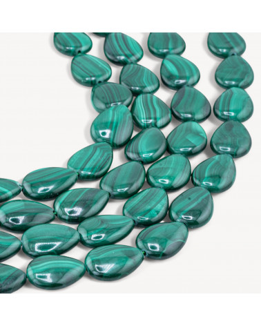 Malachite Goccia Piatta 10x14mm-MALACHITE | Worldofjewel.com