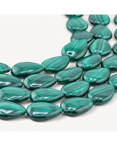 Malachite Goccia Piatta 15x20mm-MALACHITE | Worldofjewel.com