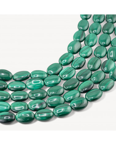 Malachite Ovale Piatto 10x14mm-MALACHITE | Worldofjewel.com