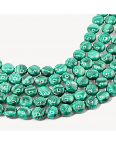 Malachite Tondo Piatto 10mm Spessore 6mm-MALACHITE | Worldofjewel.com