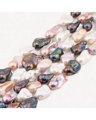 Perle Di Fiume Barocche Naturali TBG Multicolor 110-120gr per Creazioni Gioielli DIY-PERLE DI FIUME BAROCCHE LINEA PREMIUM | Worldofjewel.com