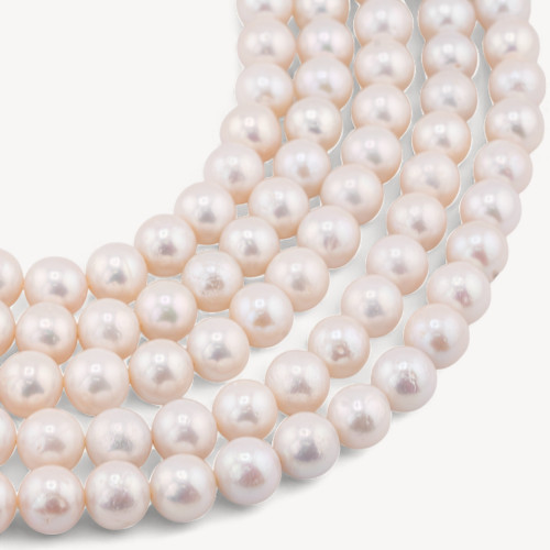 Perle Di Fiume Tonde 10,0-11,0mm Barocche Bianco-PERLE DI ACQUA DOLCE 6-10MM PERLE NATURALI | Worldofjewel.com