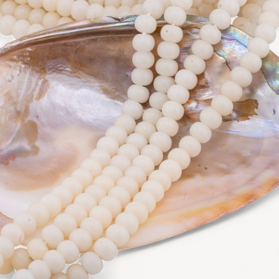 Rondelles lisses Bodhi Root 9x7mm-CRISTAL DE ROCHE | Worldofjewel.com