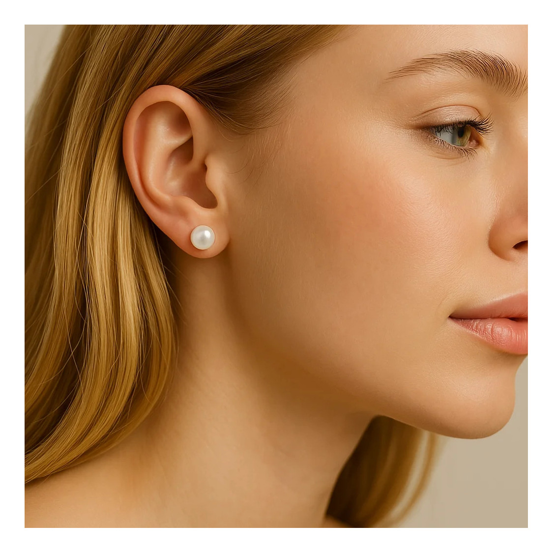 Orecchini Di Argento 925 E Perle Di Fiume 12,5-13,0mm 6 Coppie Bianco-ORECCHINI PERLE A LOBO | Worldofjewel.com