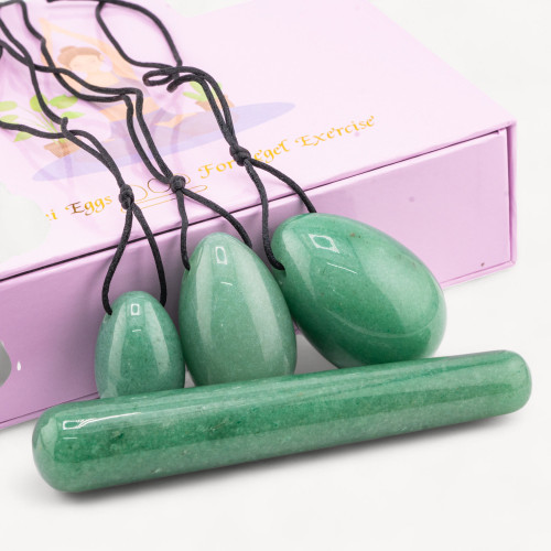 Aventurin-Ei-Mineralienpackung