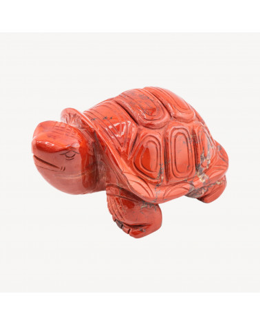 Soprammobile Tartaruga Di Pietra Dura 5'' Lunghezza 16cm Circa MOD.2-SCULPTURES ET ORNEMENTS SCULPTÉS À LA MAIN EN PIERRES DURES | Worldofjewel.com