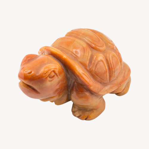 5'' Hard Stone Turtle Ornament, Length Approx. 16cm MOD.3