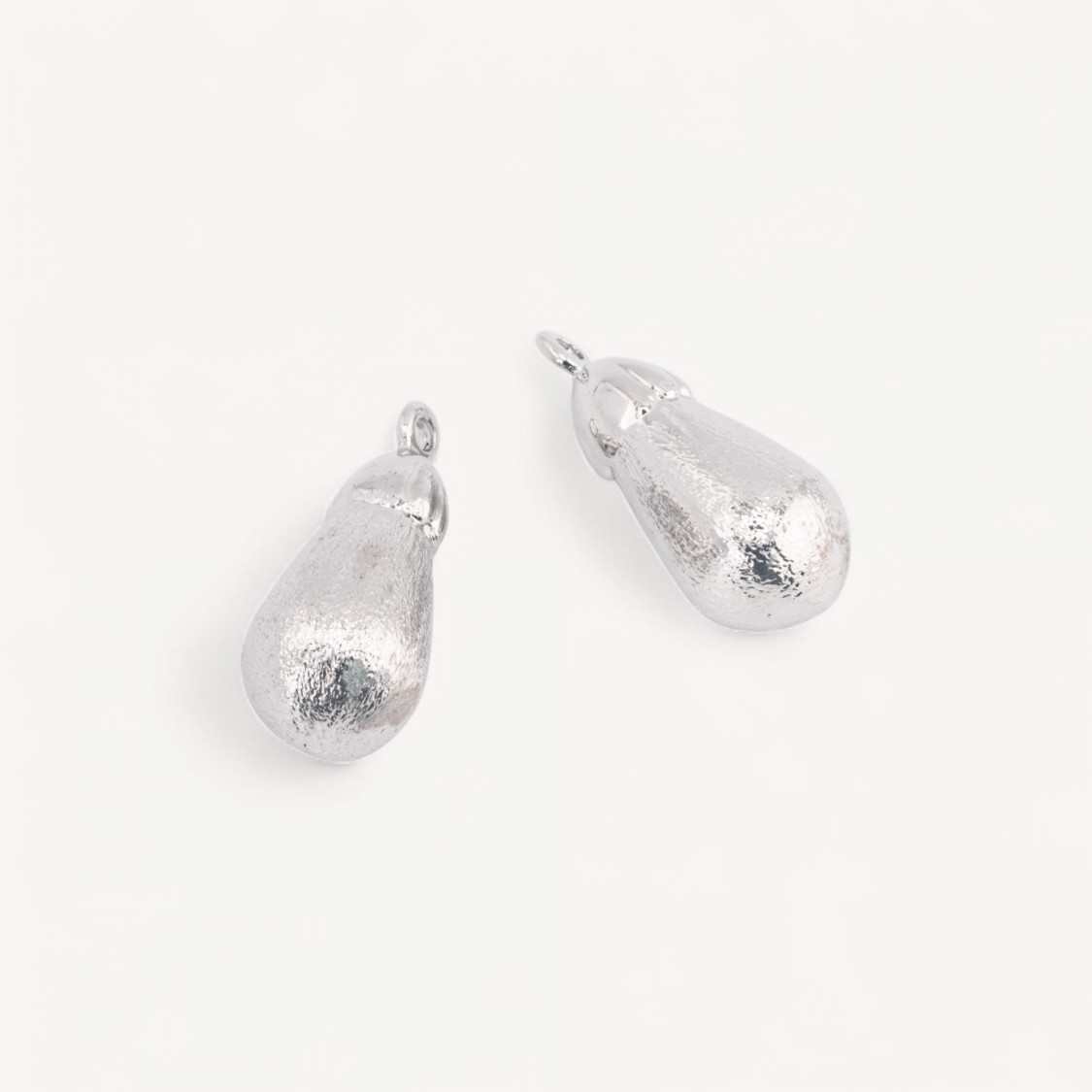 10 piezas de colgante de gota de bronce rodiado de 11 x 21 mm-COLGANTES Y ENCANTOS | Worldofjewel.com