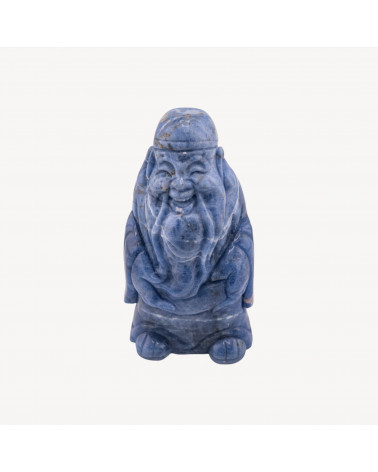 Soprammobile Statua Incise a Mano Buddha Di Pietre Natuali 11x5cm 1pz Sodalite-SCULPTURES ET ORNEMENTS SCULPTÉS À LA MAIN EN PIERRES DURES | Worldofjewel.com