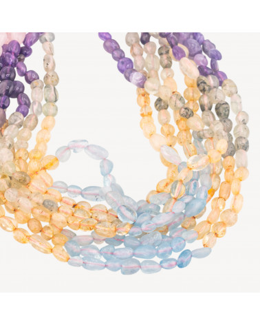 Quarzo Multicolor Sasso Burattato 6-8mm-QUARZO MULTICOLOR | Worldofjewel.com