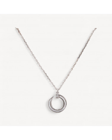 Collana Di Argento 925 Con Pendente Collezione Luna Rodiata-COLLECTION LUNE | Worldofjewel.com