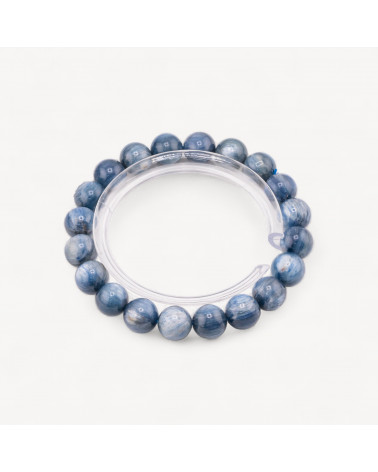 Bracciale Di Cianite Naturale 10mm-HARD STONES | Worldofjewel.com
