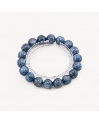 Bracciale Di Cianite Naturale 11mm-HARTE STEINE | Worldofjewel.com