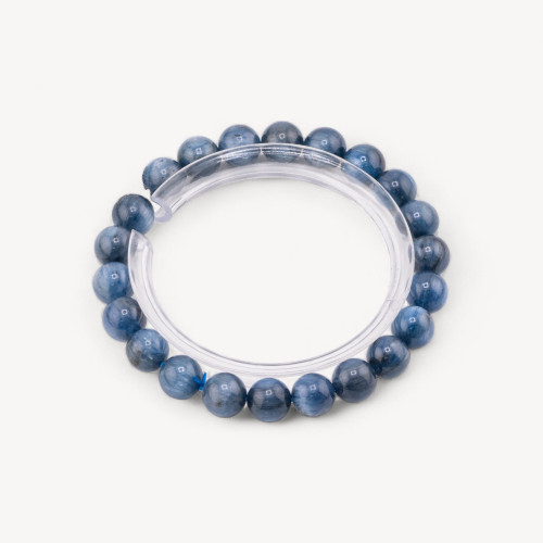 Bracelet en kyanite naturelle de 8 mm