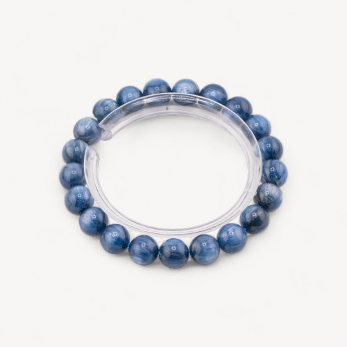 Bracelet en kyanite naturelle de 9 mm