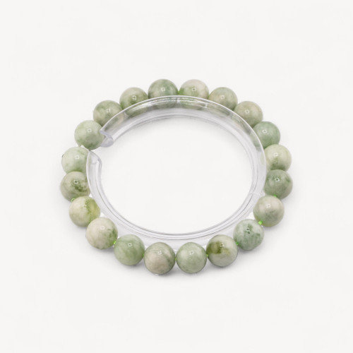 Bracelet en jade canadien naturel de 9 mm