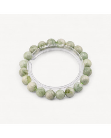 Bracciale Di Giada Canadese Naturale 9mm-HARD STONES | Worldofjewel.com