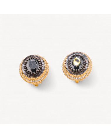 Orecchini Di Argento 925 A Clip 17x19mm-ΑΣΗΜΙ 925 ΣΧΕΔΙΟ ΙΤΑΛΙΑ | Worldofjewel.com