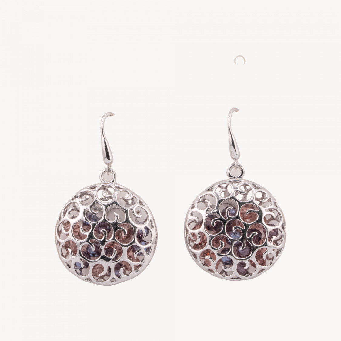 Boucles d'oreilles en argent 925 fabriquées en Italie-ARGENT 925 DESIGN ITALIE | Worldofjewel.com
