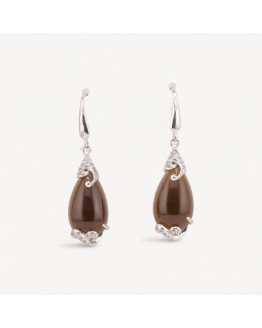 Orecchini Di Argento 925 Made in ITALY Fumè-SILBER 925 DESIGN ITALIEN | Worldofjewel.com