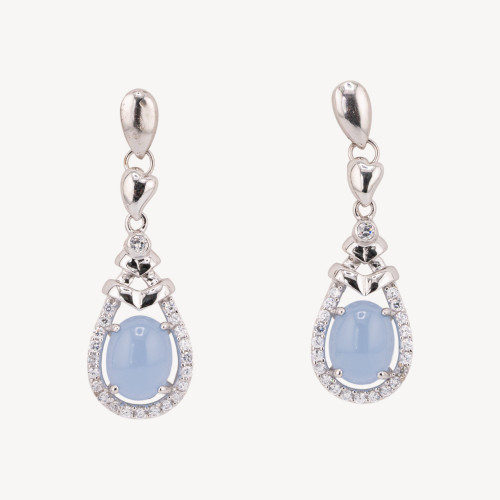 Pendientes colgantes de plata 925