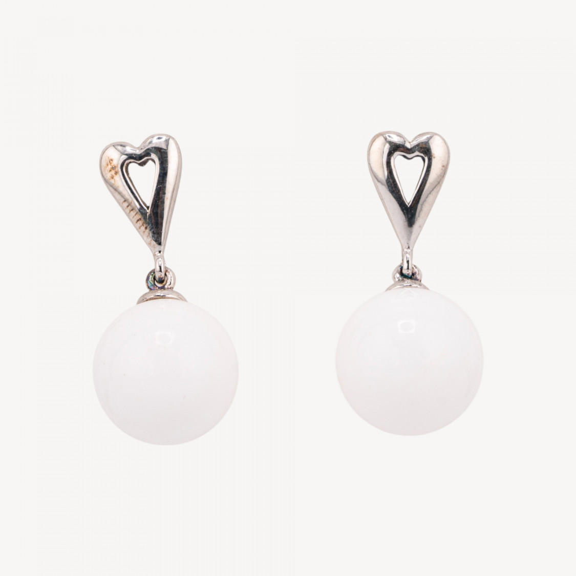 Orecchini A Perno Di Argento 925 Con Punto Luce E Briollette-ORECCHINI | Worldofjewel.com