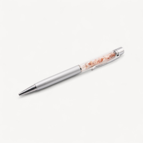 Στυλό με φυσικές ημιπολύτιμες πέτρες καρνεόλης
