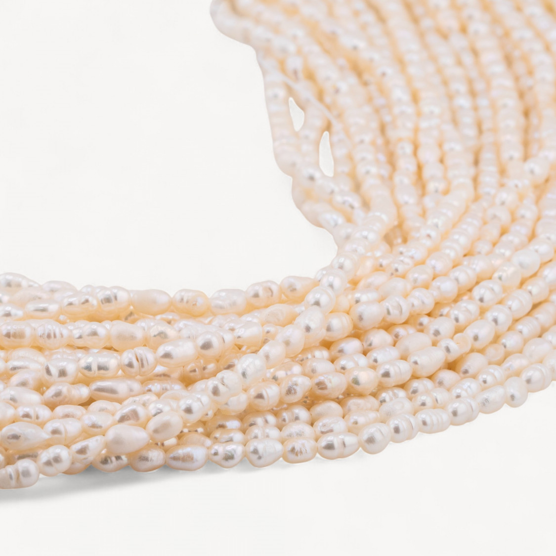 Perle Chicco Di Riso 2,5-3x4,5mm-PERLE BAROCCHE DI FIUME IN ACQUA DOLCE | Worldofjewel.com