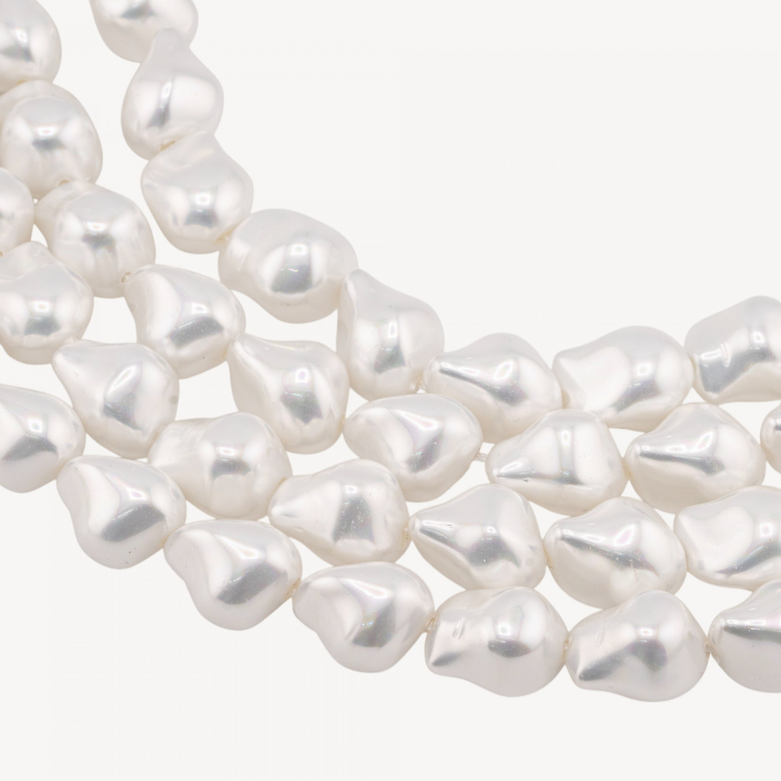 Perlas Barrocas Blancas de Mallorca Gotas 12x16mm-PERLAS BLANCAS | Worldofjewel.com