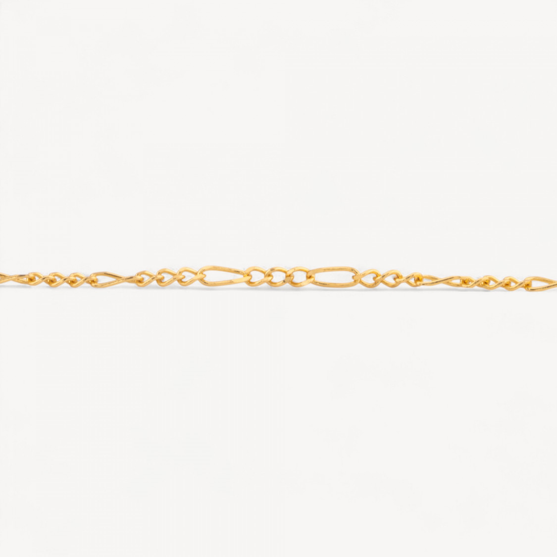 Catena A Metraggio Di Argento 925 3 Groumette + 1 Ovale da 2mm 50cm Dorato-CATENE IN ARGENTO 925 | Worldofjewel.com