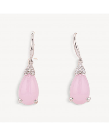 Orecchini Di Argento 925 Made in ITALY Rosa-ARGENT 925 DESIGN ITALIE | Worldofjewel.com